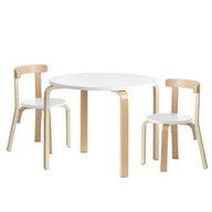 Nordic Kids Table Chair Set 3PC Desk Activity Study Play Children Modern - SM Everyday Living