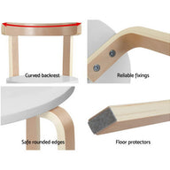 Nordic Kids Table Chair Set 3PC Desk Activity Study Play Children Modern - SM Everyday Living