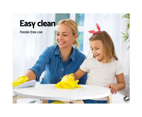 Nordic Kids Table Chair Set 3PC Desk Activity Study Play Children Modern - SM Everyday Living