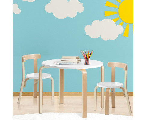 Nordic Kids Table Chair Set 3PC Desk Activity Study Play Children Modern - SM Everyday Living