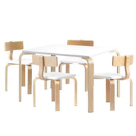 Nordic Kids Table Chair Set Desk 5PC Activity Dining Study Children Modern - SM Everyday Living