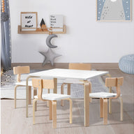 Nordic Kids Table Chair Set Desk 5PC Activity Dining Study Children Modern - SM Everyday Living