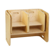 3 PC Nordic Kids Table Chair Set Beige Desk Activity Compact Children - SM Everyday Living
