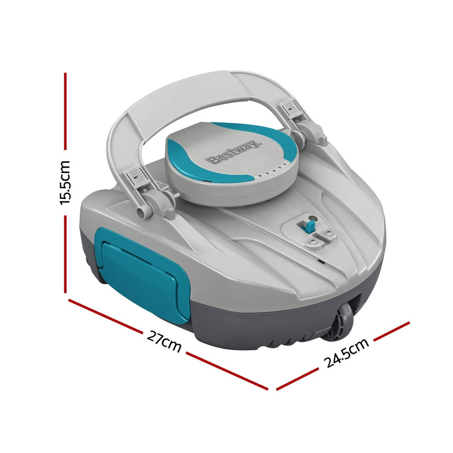 Bestway Robotic Pool Cleaner Cordless Automatic Robot Clean Swimming Pools Floor