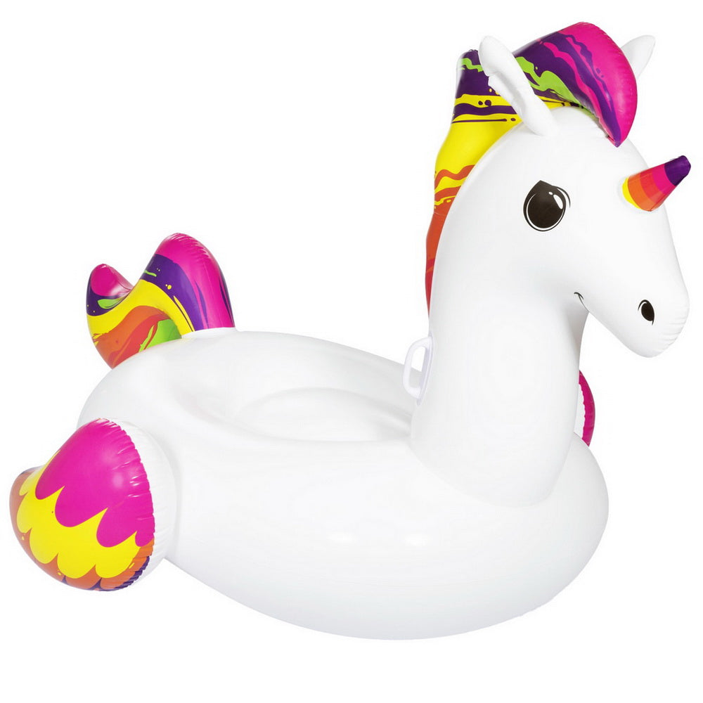 Bestway Unicorn Float Rider Inflatable Ride On Floating Pool Lounger 224x156CM - SM Everyday Living