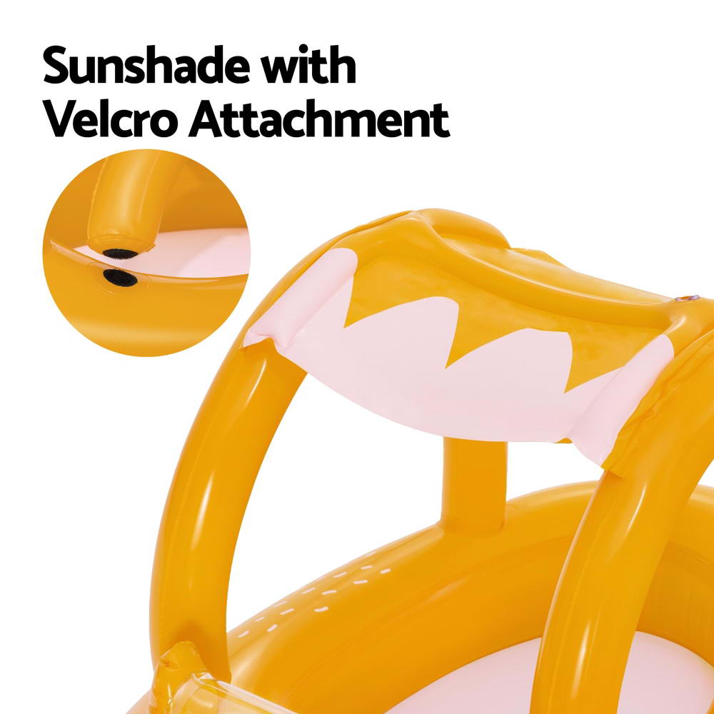 Bestway Kids Inflatable Fox Swim Float Floating Seat Canopy Pool Toys 94x66CM - SM Everyday Living