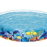 Bestway Kids Pool 244x46cm Round Above Ground Rigid Swimming Pools Undersea 2074L - SM Everyday Living