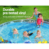 Bestway Kids Pool 244x46cm Round Above Ground Rigid Swimming Pools Undersea 2074L - SM Everyday Living