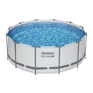Bestway 366cm Swimming Pool Above Ground Pools Round Filter Pump Cover Ladder - SM Everyday Living