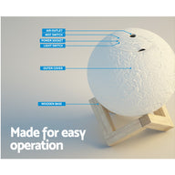 Diffuser LED Moon Lamp 880ml - SM Everyday Living