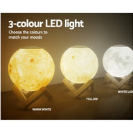 Diffuser LED Moon Lamp 880ml - SM Everyday Living