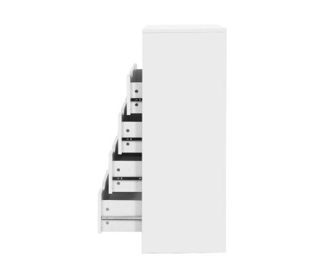 6 Chest of Drawers Tallboy Cabinet Storage Dresser Table Bedroom Storage - SM Everyday Living