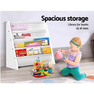 Kids Bookshelf Shelf Children Bookcase Magazine Rack Organiser Display - SM Everyday Living