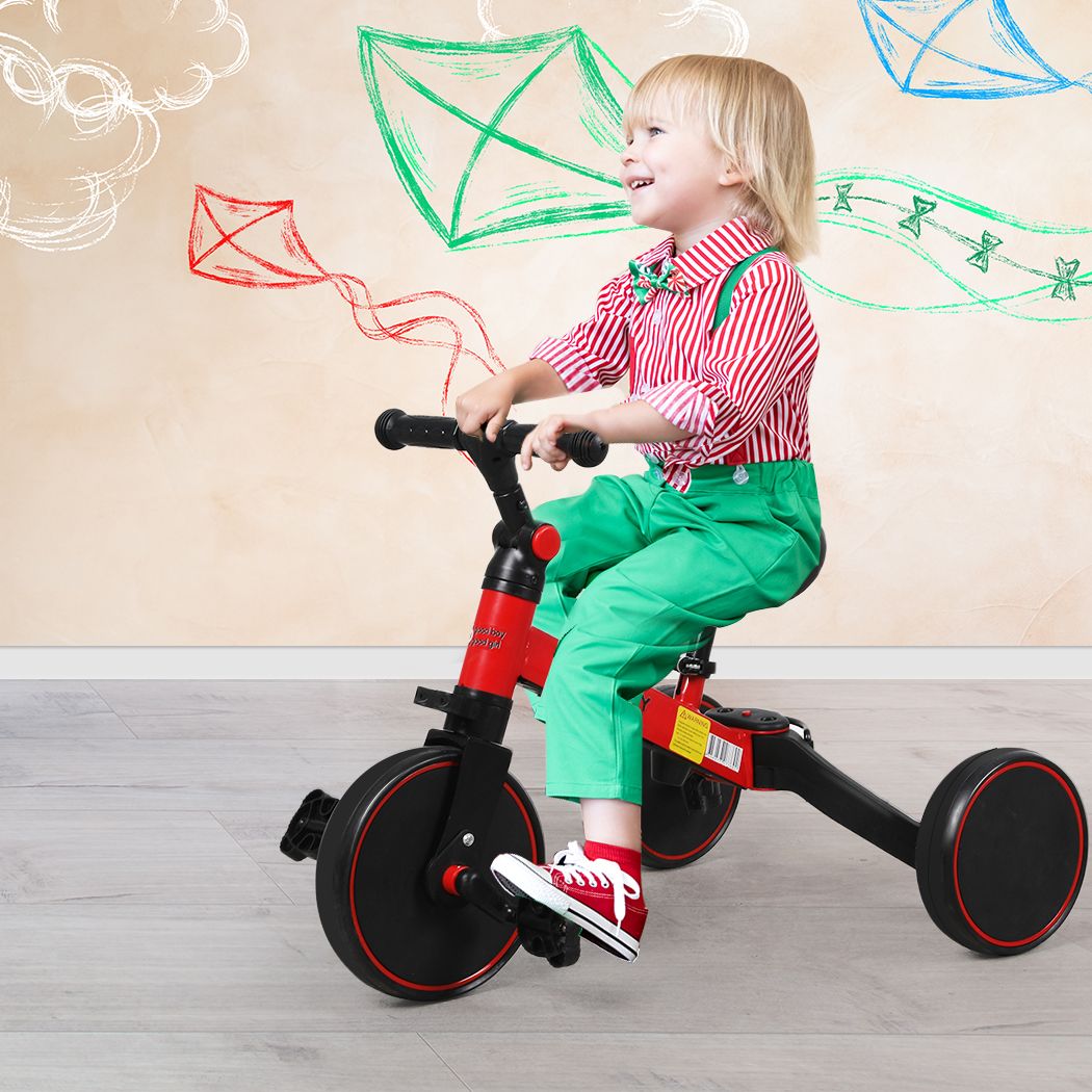 3in1 Kids Tricycle Toddler Balance Bike Ride on Toys Toddler Push Trike - SM Everyday Living