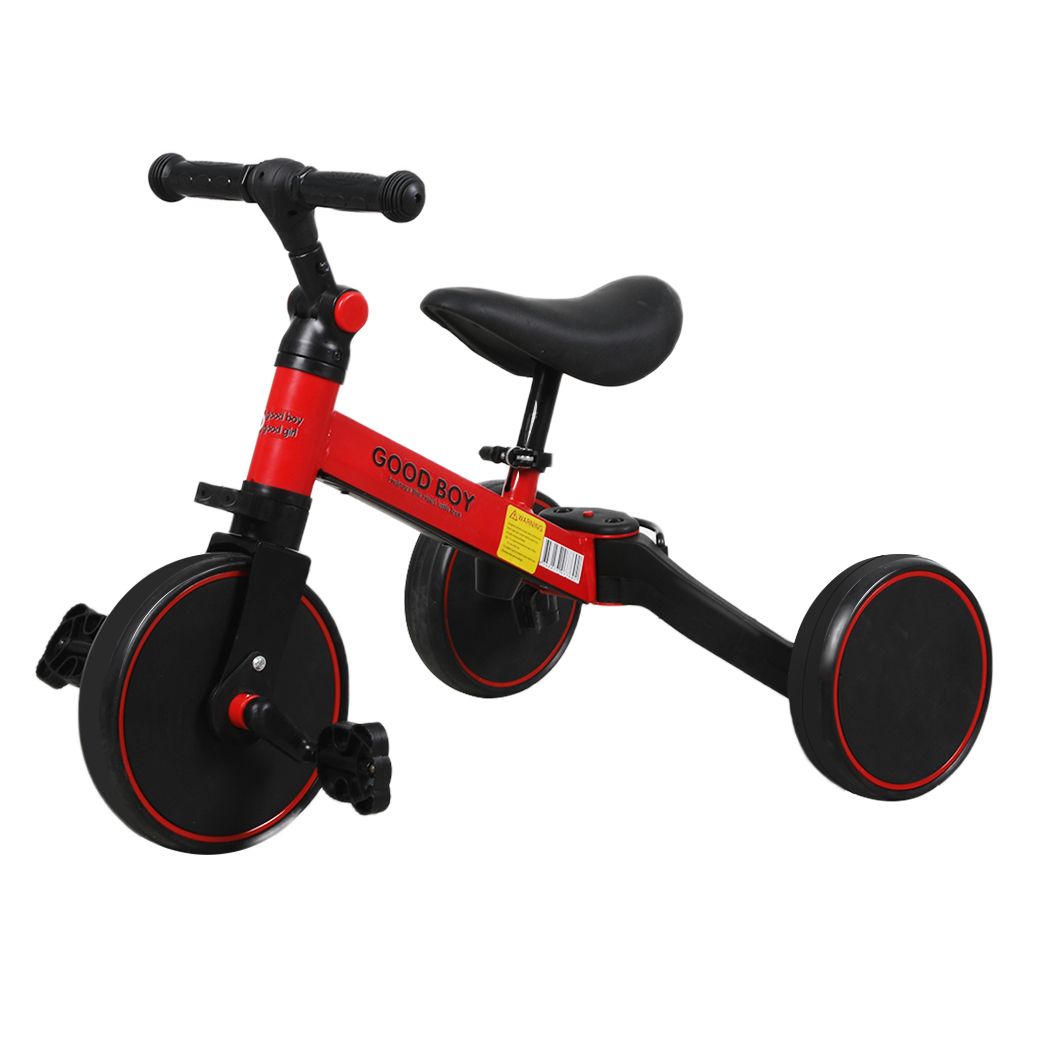 3in1 Kids Tricycle Toddler Balance Bike Ride on Toys Toddler Push Trike - SM Everyday Living