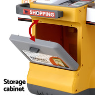 Keezi Kids Pretend Playset Supermarket Shopping Role Play Toy Cash Food 48PCS - SM Everyday Living