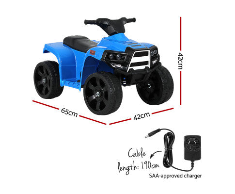 Kids Ride On ATV Quad Motorbike Car 4 Wheeler Electric Toys Battery - SM Everyday Living