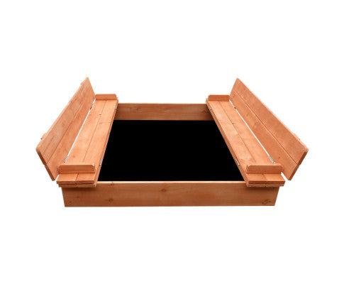 Wooden Outdoor Sandpit Set - Natural Wood - SM Everyday Living