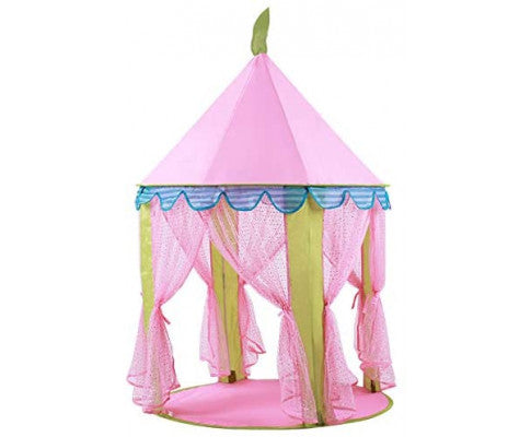 Princess Indoor Castle Playhouse Toy Play Tent for Kids Toddlers with Mat Floor and Carry Bag (Pink) - SM Everyday Living