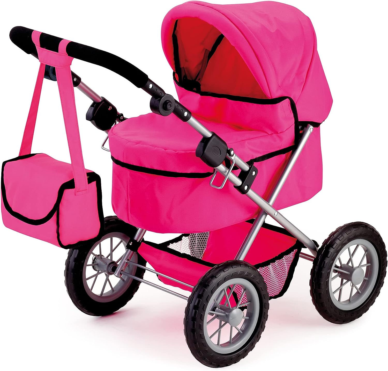 Foldable Dolls Pram - Pink