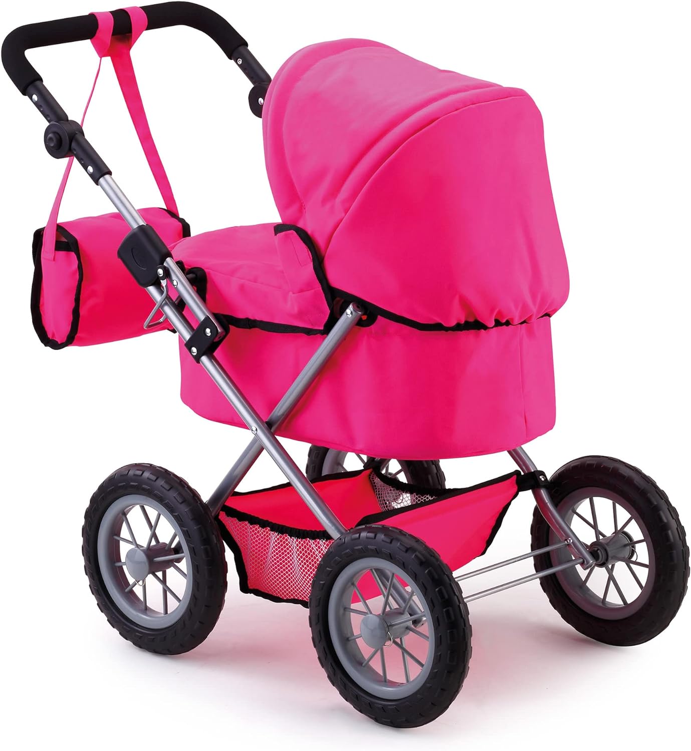 Foldable Dolls Pram - Pink