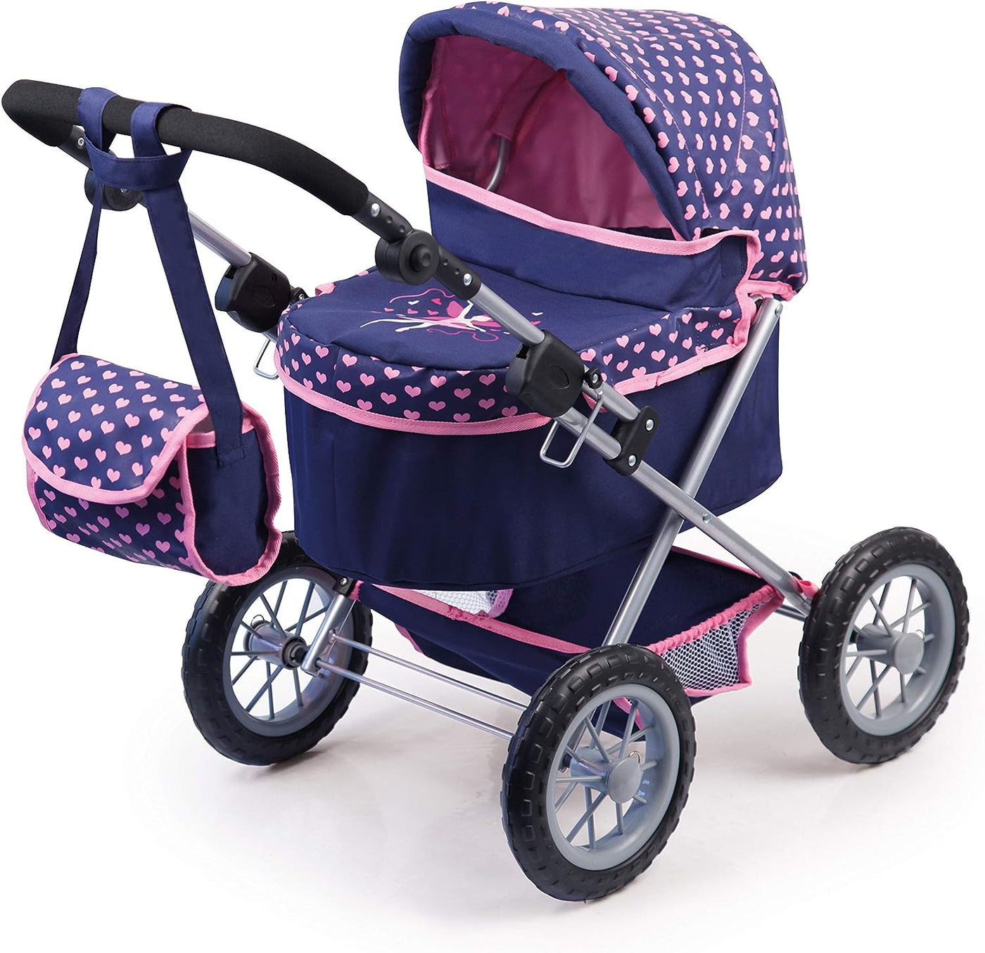 Baby Dolls Pram, Blue and Pink