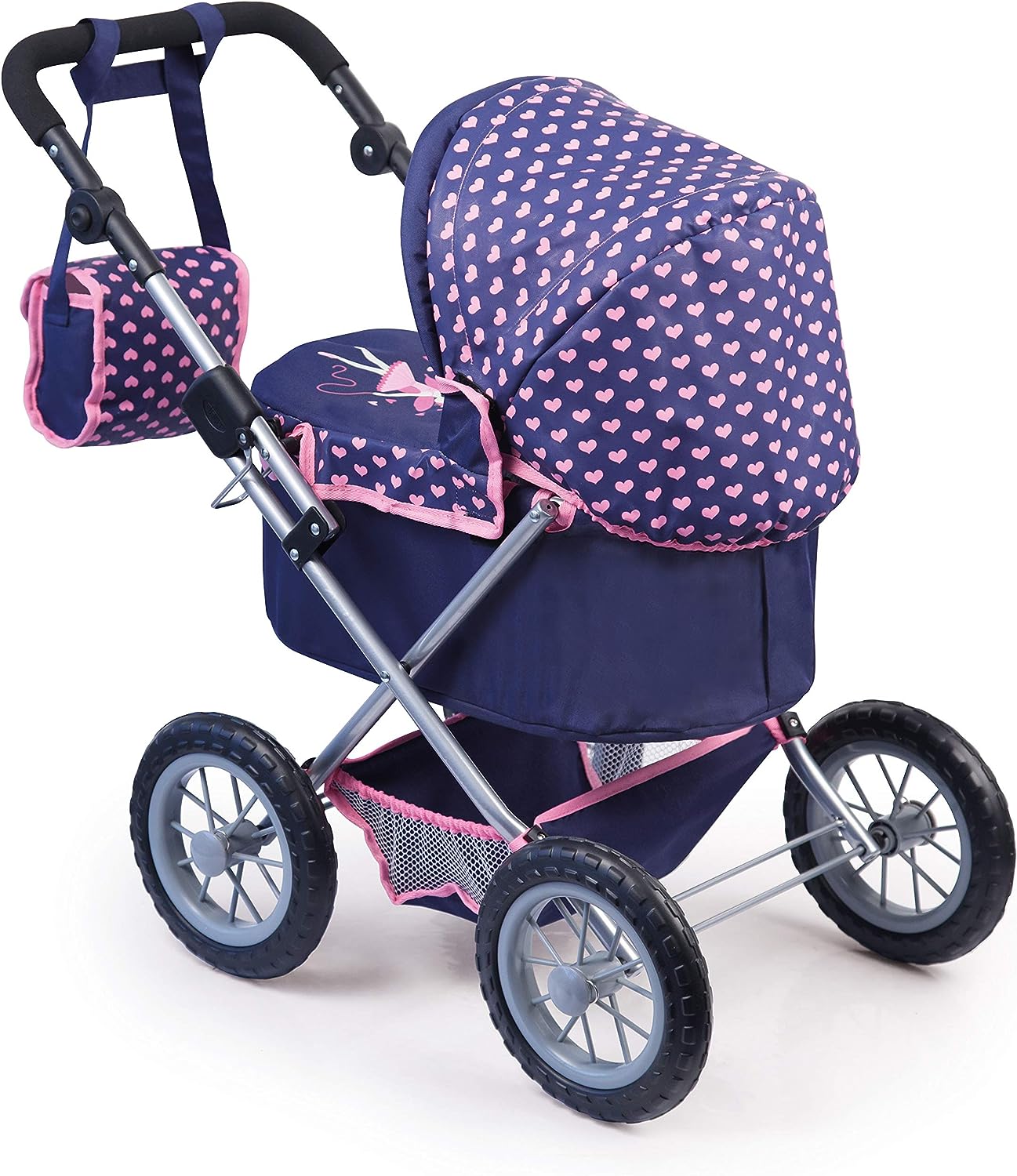 Baby Dolls Pram, Blue and Pink