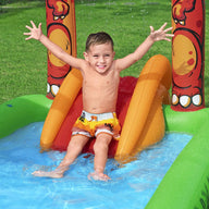 190L Jurassic Splash Water Play Centre, Bright Dinosaur Theme with Slide - SM Everyday Living