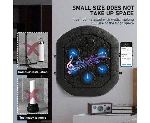 Music Boxing Training Electronic Boxing Wall Target Glove Intelligent APP Combat - SM Everyday Living
