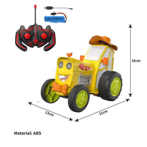 Yellow Crazy Jumping Car Remote Control