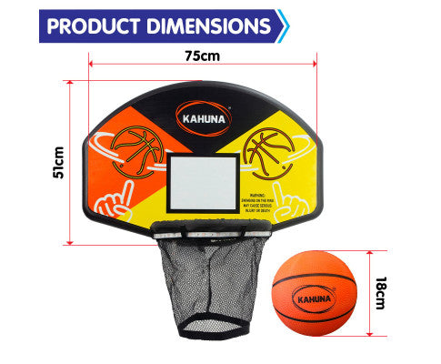 Trampoline Led Basketball Hoop Set With Light-up Ball - SM Everyday Living