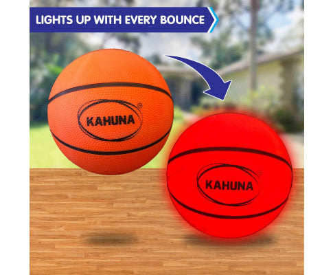 Trampoline Led Basketball Hoop Set With Light-up Ball - SM Everyday Living