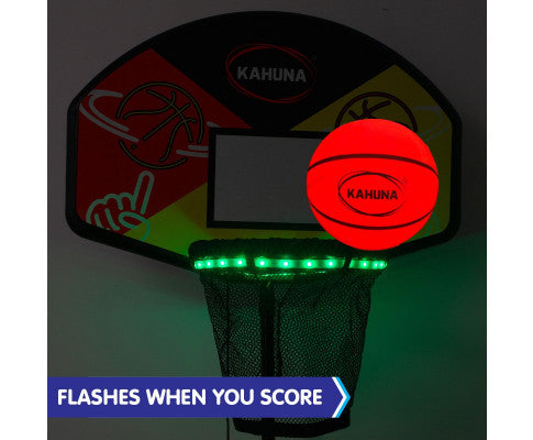 Trampoline Led Basketball Hoop Set With Light-up Ball - SM Everyday Living