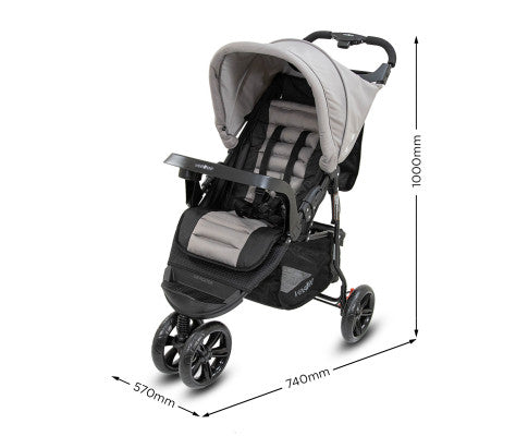 Navigator Stroller 3-wheel Pram For Newborns To Toddlers - SM Everyday Living