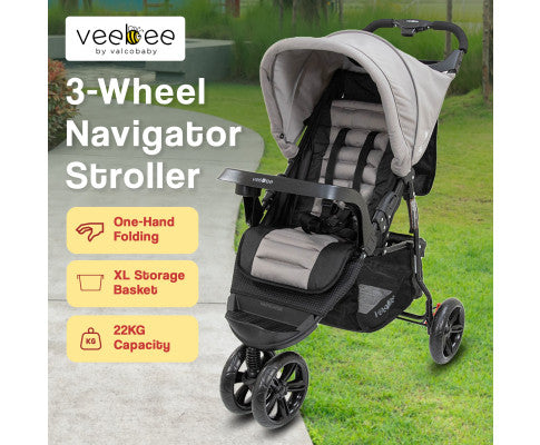 Navigator Stroller 3-wheel Pram For Newborns To Toddlers - SM Everyday Living