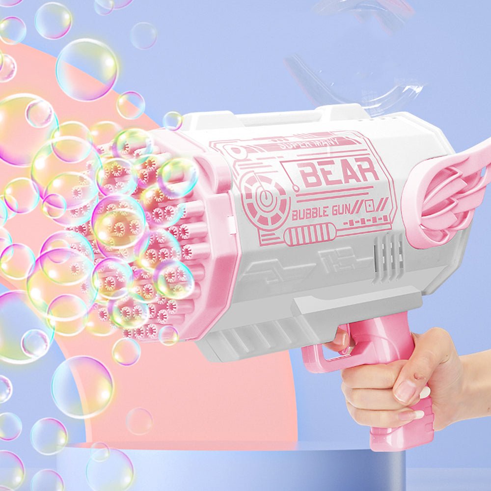 Electric Bubble Gun Machine Green