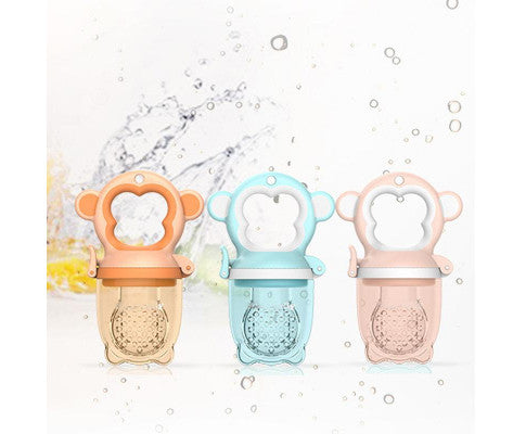 2 X Newborn Baby Food Fruit Nipple Feeder Pacifier Safety Silicone Feeding Tool - SM Everyday Living