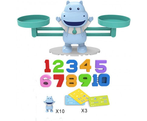 Balance Hippo Building Blocks Educational Toys-Preschool Learning Education Boys and Girls Ages 3 4 5 - SM Everyday Living