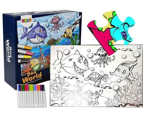 Sea World Painting Puzzle 24 Pieces - SM Everyday Living