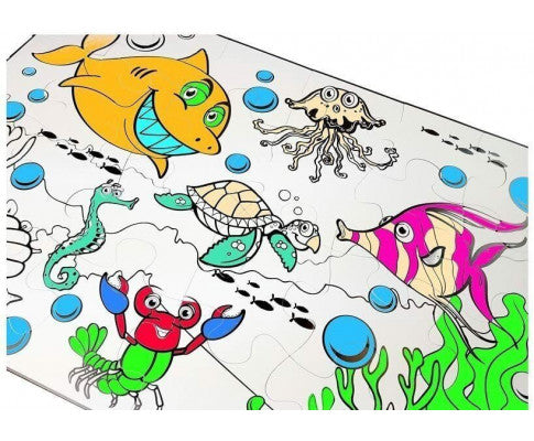 Sea World Painting Puzzle 24 Pieces - SM Everyday Living