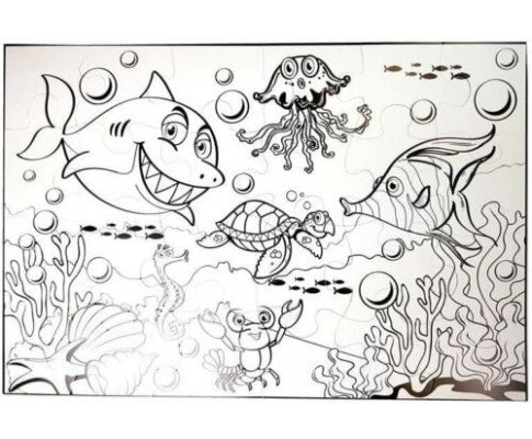 Sea World Painting Puzzle 24 Pieces - SM Everyday Living