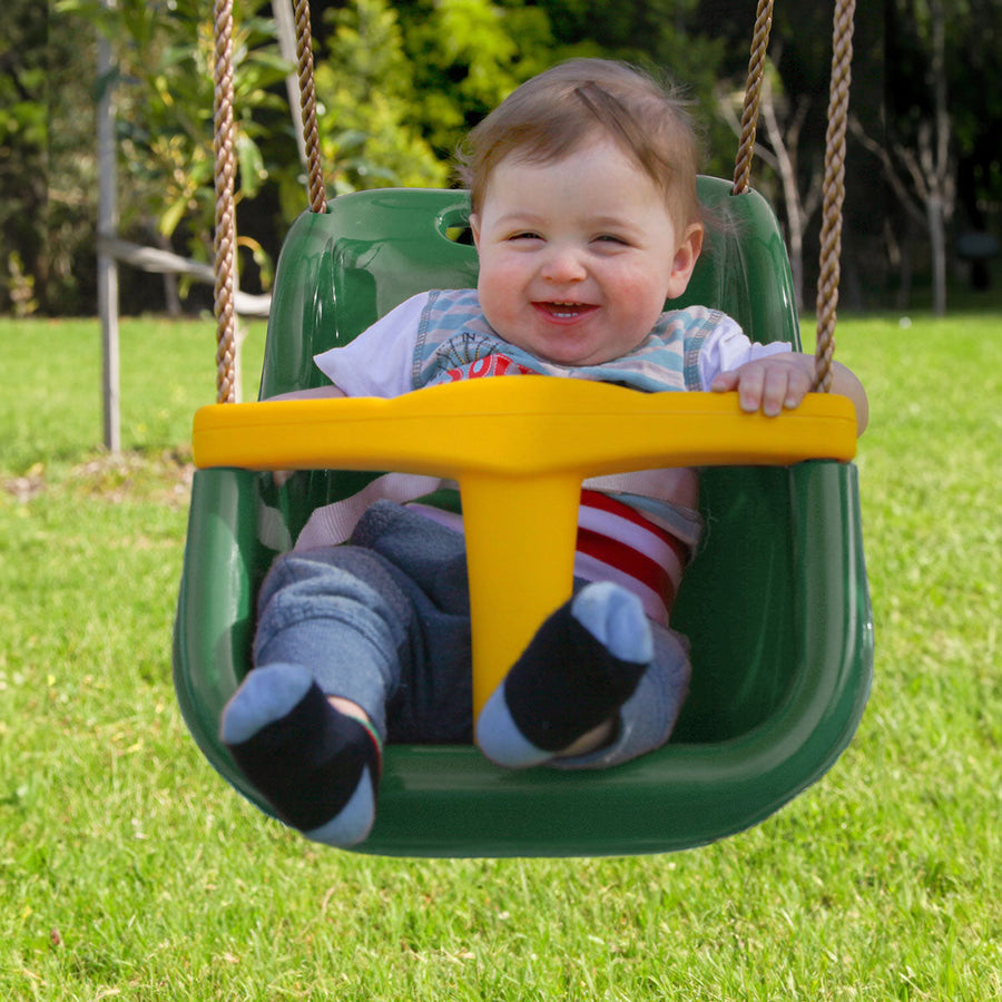 Kids Baby Seat - Green & Yellow