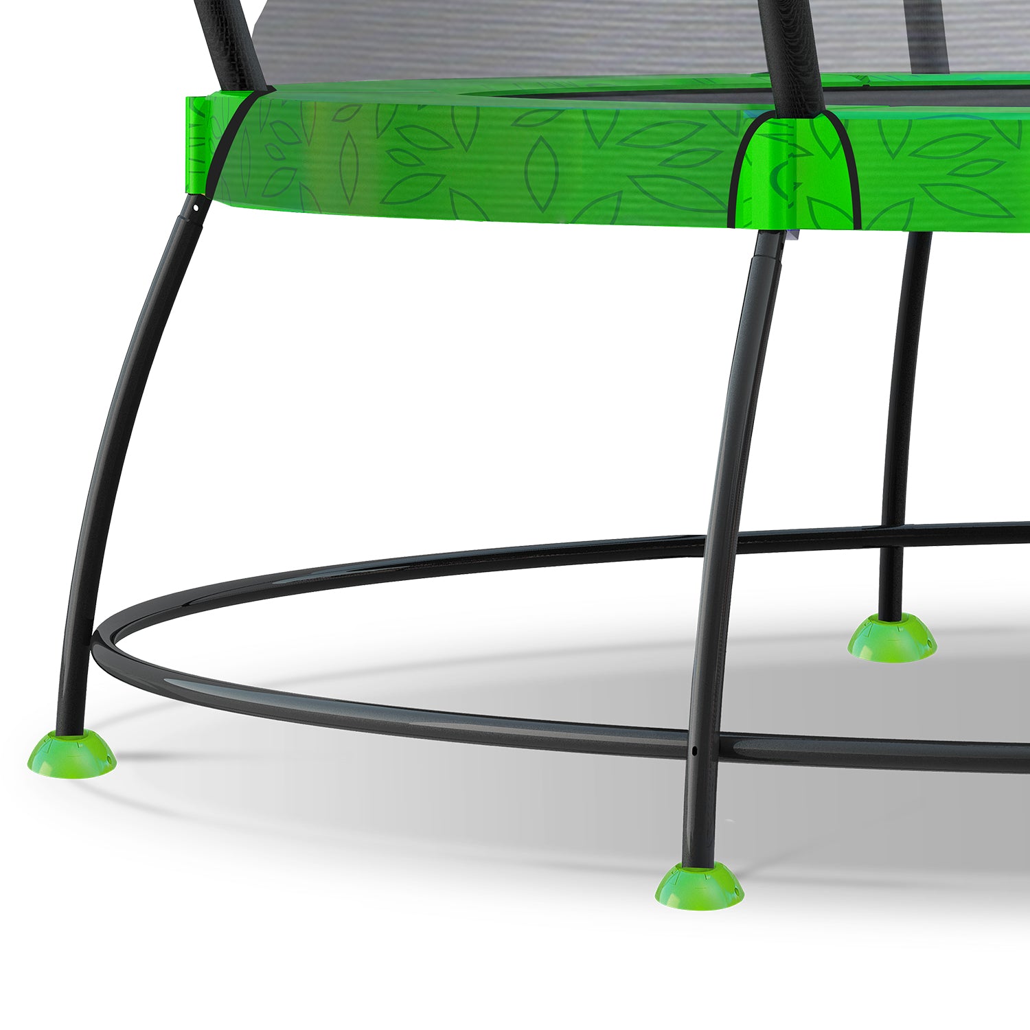 14ft Springless Trampoline - Green