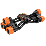 Telescopic Deformation Rc Stunt Car - Off-road Tumbling Climber - Black Orange