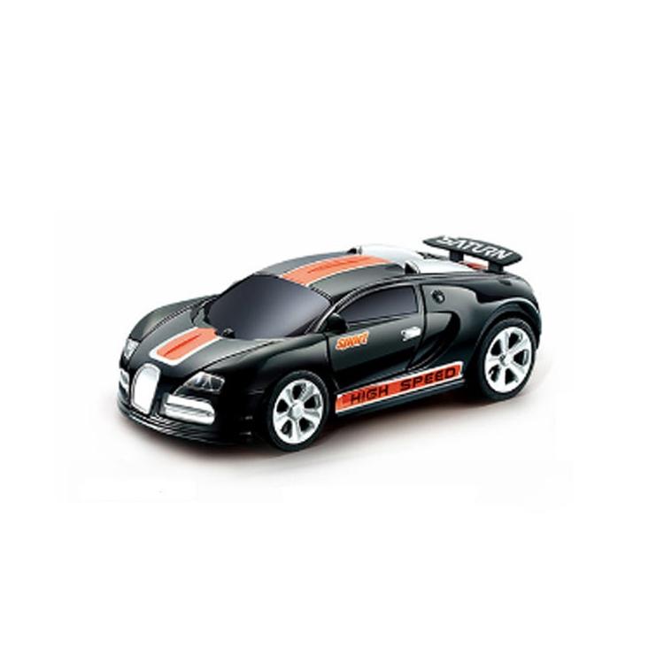 Mini Rc Car with Remote Control - Coke can Design - Yellow