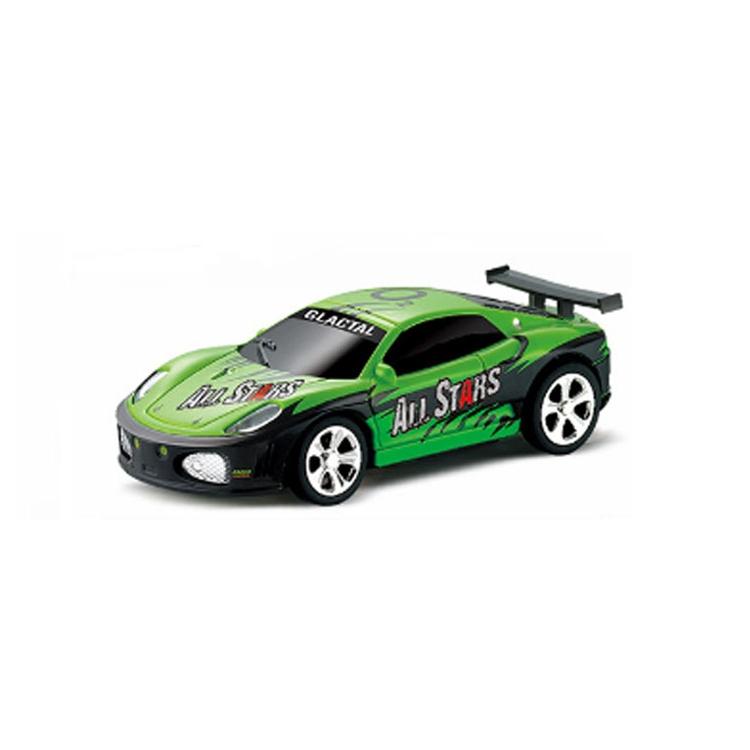 Mini Rc Car with Remote Control - Coke can Design - Yellow