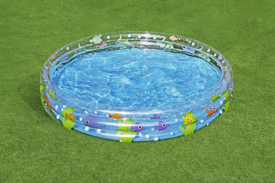 Bestway 1.83m x H33cm Deep Dive 3-Ring Inflatable Play Pool