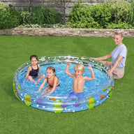 Bestway 1.83m x H33cm Deep Dive 3-Ring Inflatable Play Pool