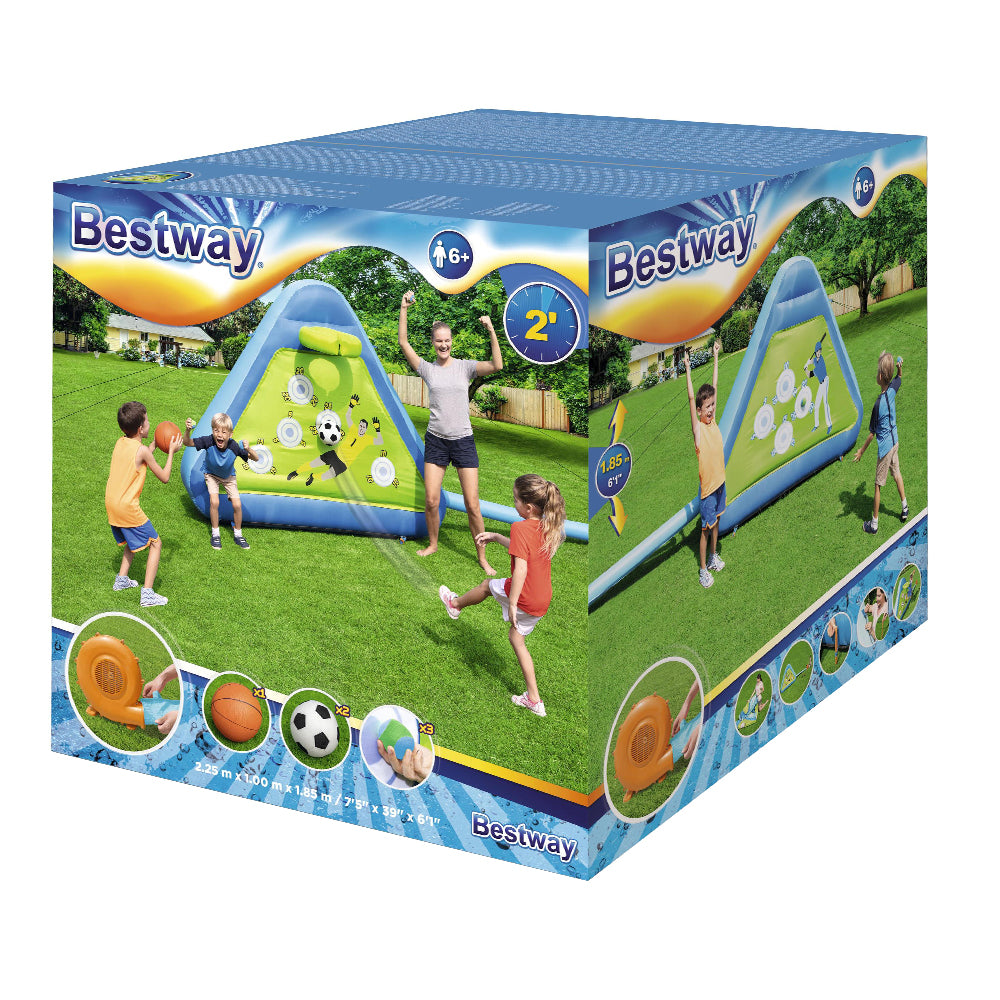 Kids Inflatable Soccer basketball Outdoor Inflated Play Board Sport - SM Everyday Living
