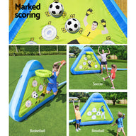 Kids Inflatable Soccer basketball Outdoor Inflated Play Board Sport - SM Everyday Living
